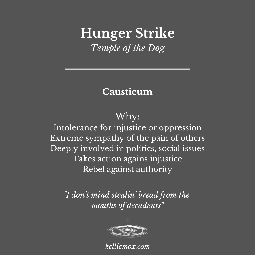 3 A text that says Hunger Strike
